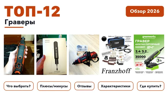 Лучшие граверы 2026: разобрали более 260 товаров с высоким рейтингом и выбрали лучшие
