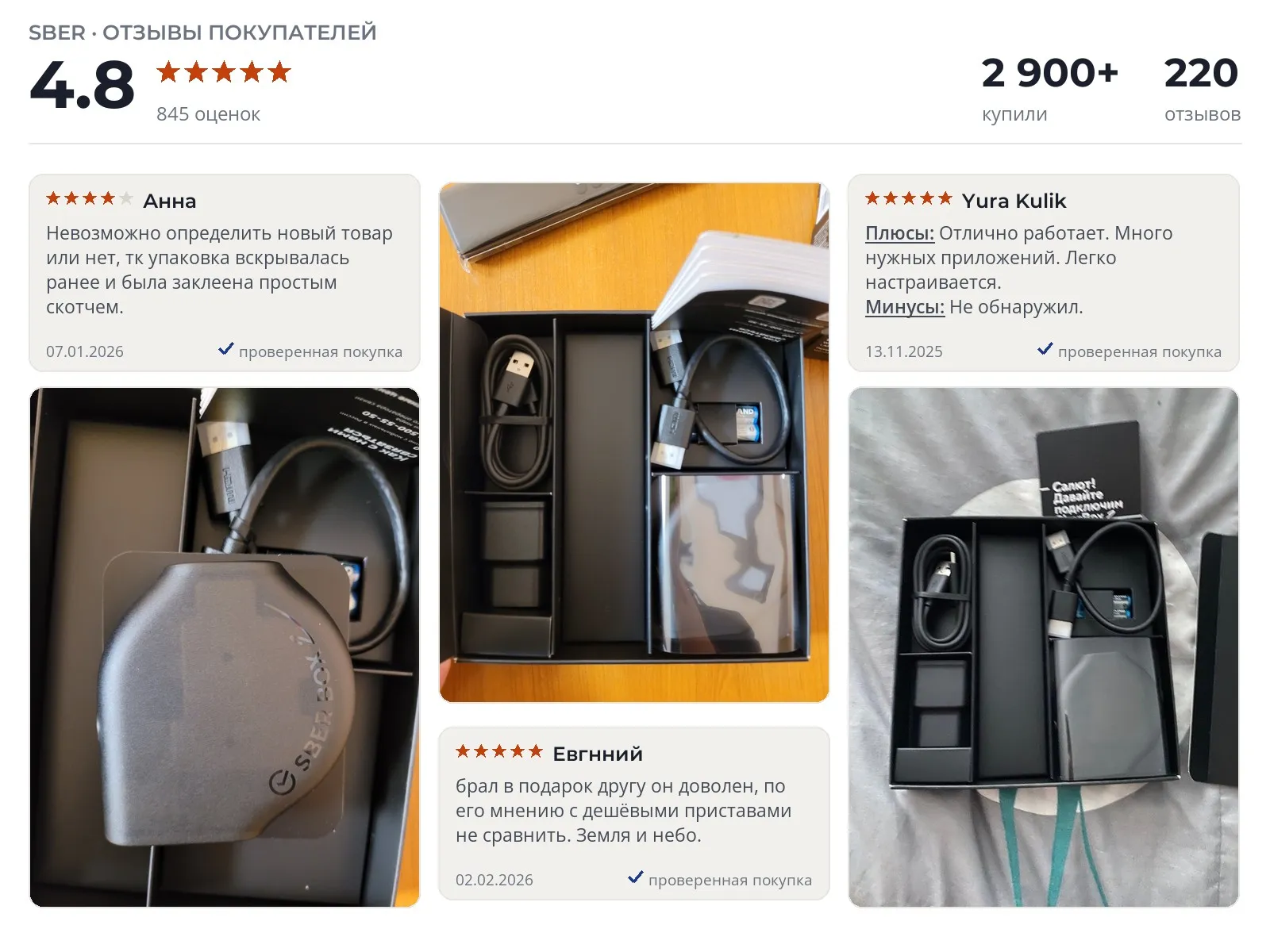 Тв-приставка Sber Box 2 - реальные фото и отзывы покупателей