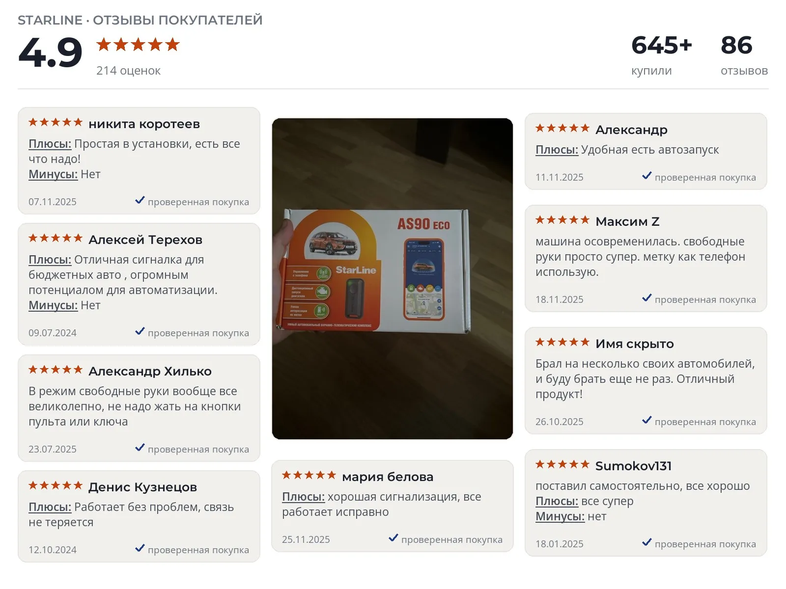 Отзывы и фотографии покупателей на StarLine AS90. Источник Яндекс.Маркет Автосигнализация StarLine AS90 - реальные фото и отзывы покупателей