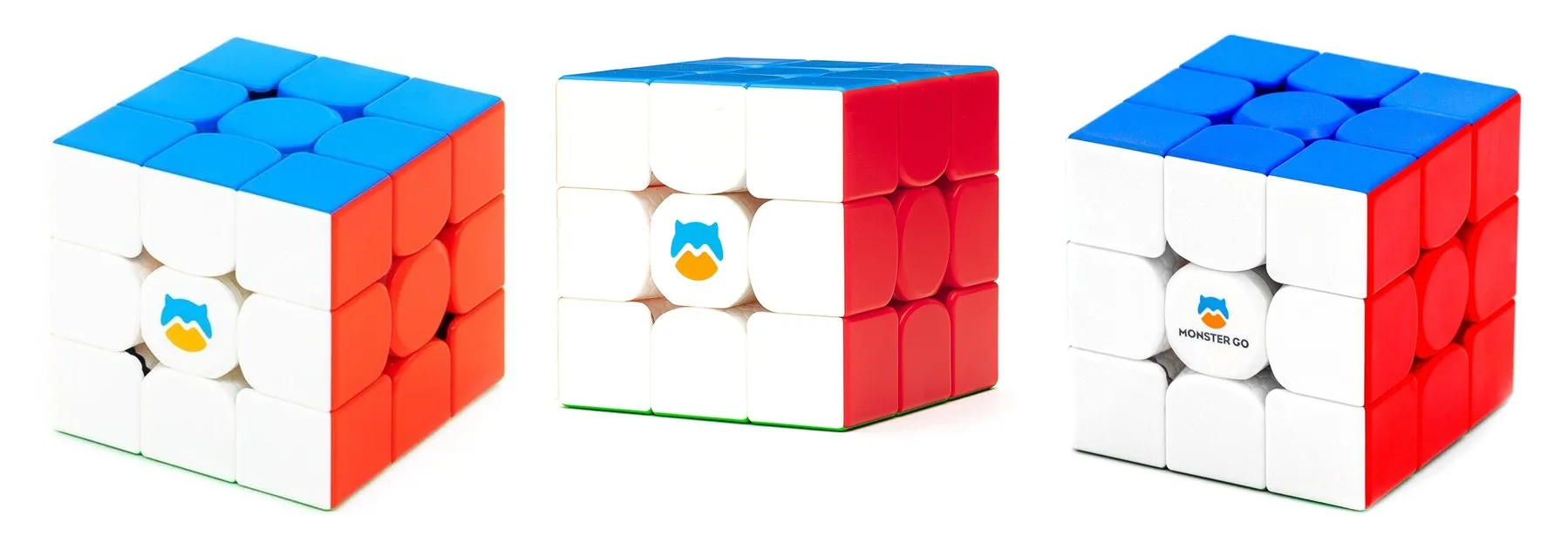 Скоростной магнитный кубик Рубика Gan 3x3x3 MG3 Magnetic Цветной пластик