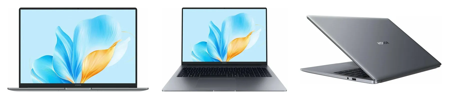 16″ Ноутбук Honor MagicBook X16, BRG-7611, 1920x1200 IPS, Intel Core I7-13620H (2.4 ГГц), RAM 16 ГБ LPDDR4х, SSD 1024 ГБ, Intel UHD Graphics, Windows 11 Pro + MS Office Pro, Серебристый, Русская раскладка