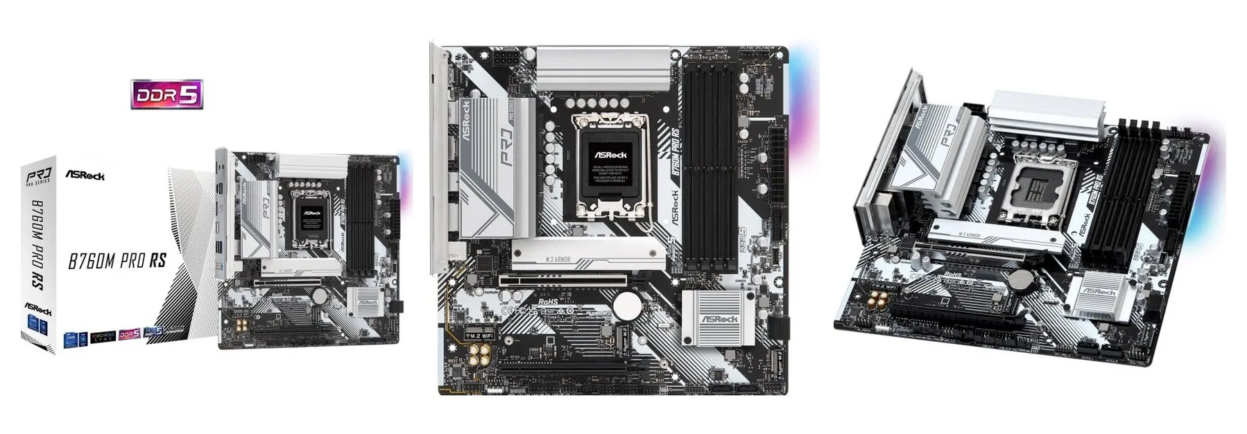 Материнская плата Asrock B760M PRO RS (LGA1700, mATX) Материнская плата Asrock B760M PRO RS (LGA1700, mATX)