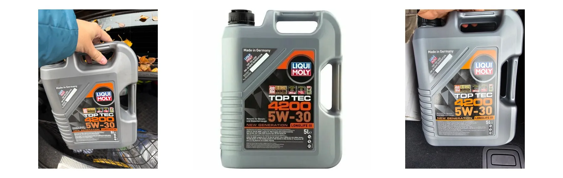 Моторное масло LIQUI MOLY НС- Top Tec 4200 5W-30 New Generation SP C3 синтетическое (5л), артикул 8973 Моторное масло LIQUI MOLY НС- Top Tec 4200 5W-30 New Generation SP C3 синтетическое (5л), артикул 8973
