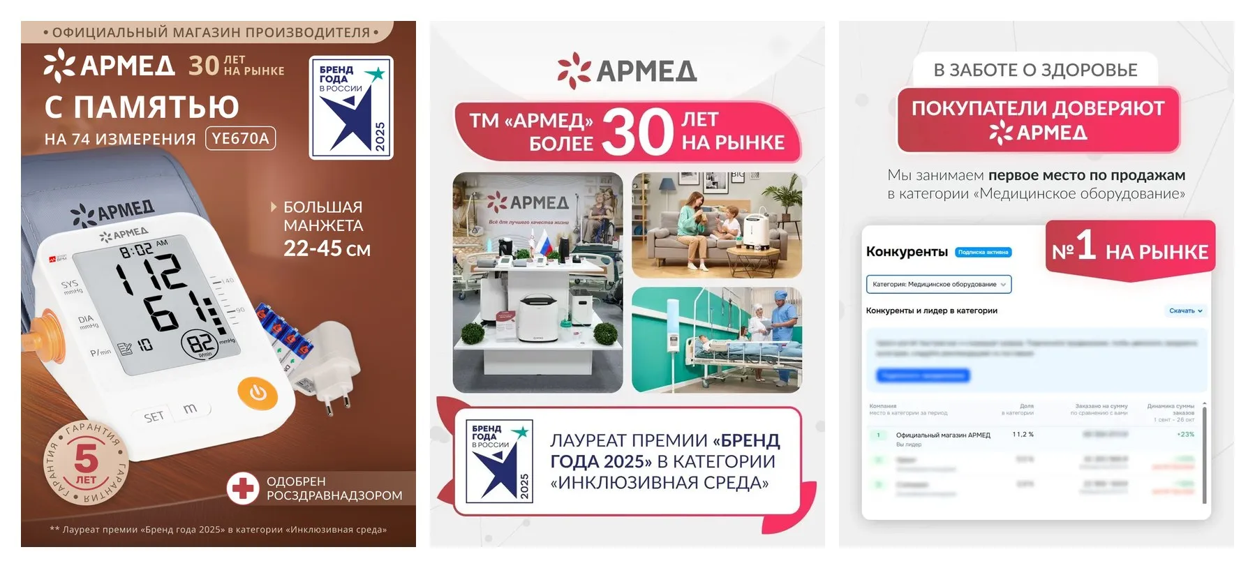 Тонометр автоматический Армед YE670A для измерения артериального давления с памятью, адаптером, электронный Тонометр автоматический Армед YE670A для измерения артериального давления с памятью, адаптером, электронный