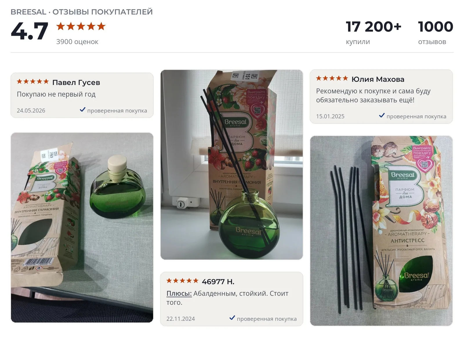 Отзывы и фотографии покупателей на Breesal Arome Sticks. Источник Яндекс.Маркет Диффузор для дома Breesal Arome Sticks - реальные фото и отзывы покупателей