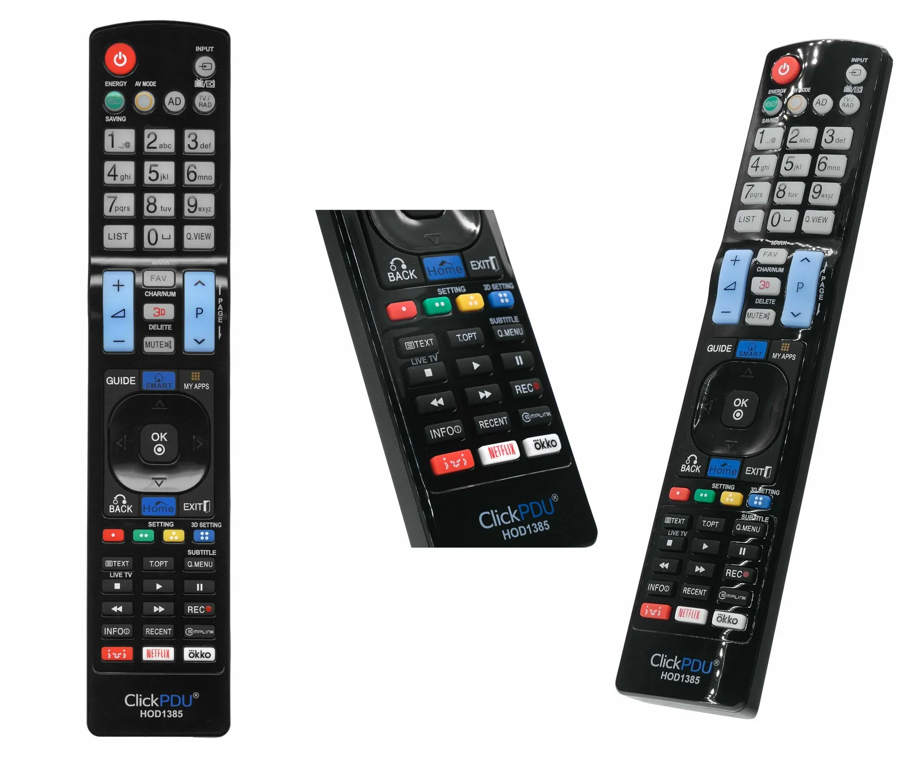 Универсальный пульт ClickPDU HOD1385 RM-L930 RU для телевизоров LG Универсальный пульт ClickPDU HOD1385 RM-L930 RU для телевизоров LG