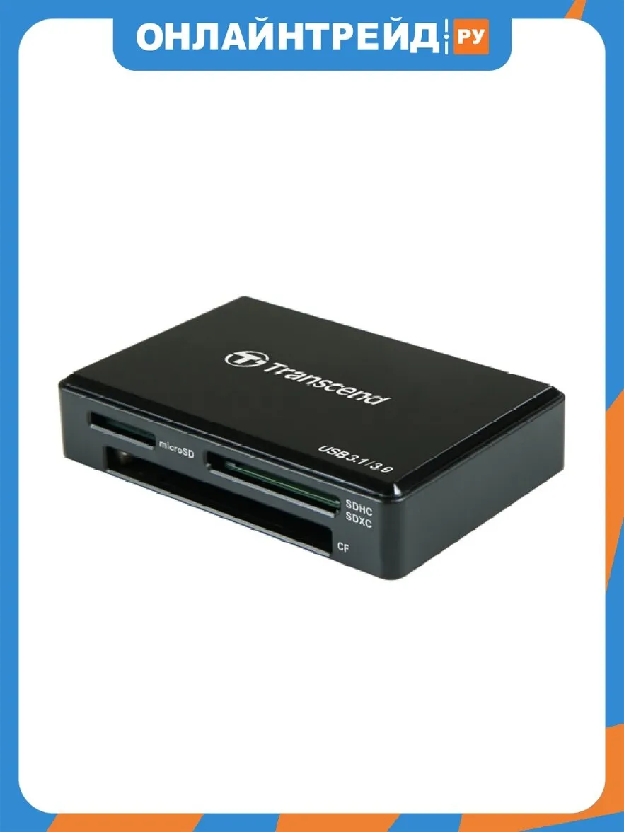 Картридер Transcend TS-RDC8K2 All-in-1 Type-C 3.1 Картридер Transcend TS-RDC8K2 All-in-1 Type-C 3.1
