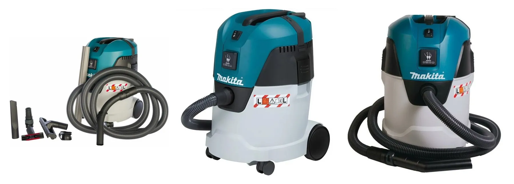 Пылесос Makita VC2512L, профессиональный, для сухой/влажной уборки, с розеткой, 1000Вт, 25л Пылесос Makita VC2512L, профессиональный, для сухой/влажной уборки, с розеткой, 1000Вт, 25л