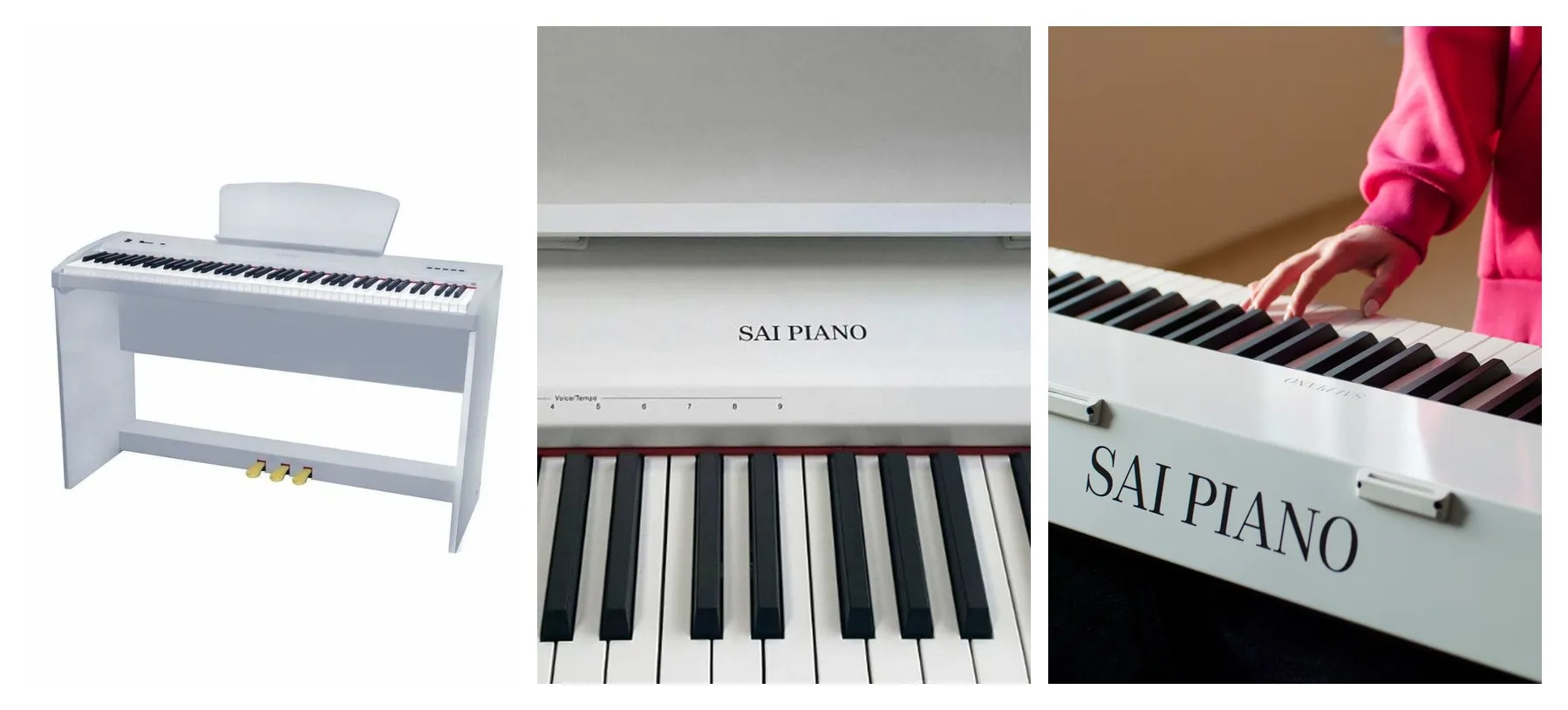 Цифровое пианино c функцией Bluetooth Sai Piano P-9BT-WH