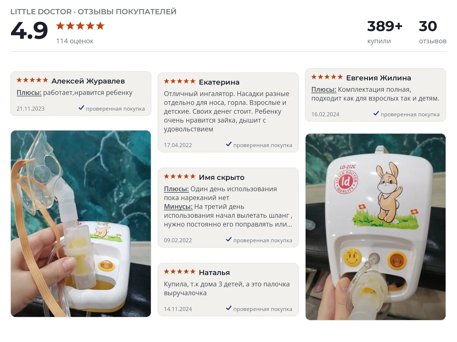 Отзывы и фотографии покупателей на Little Doctor LD-212C. Источник Яндекс.Маркет Небулайзер Little Doctor LD-212C - реальные фото и отзывы покупателей