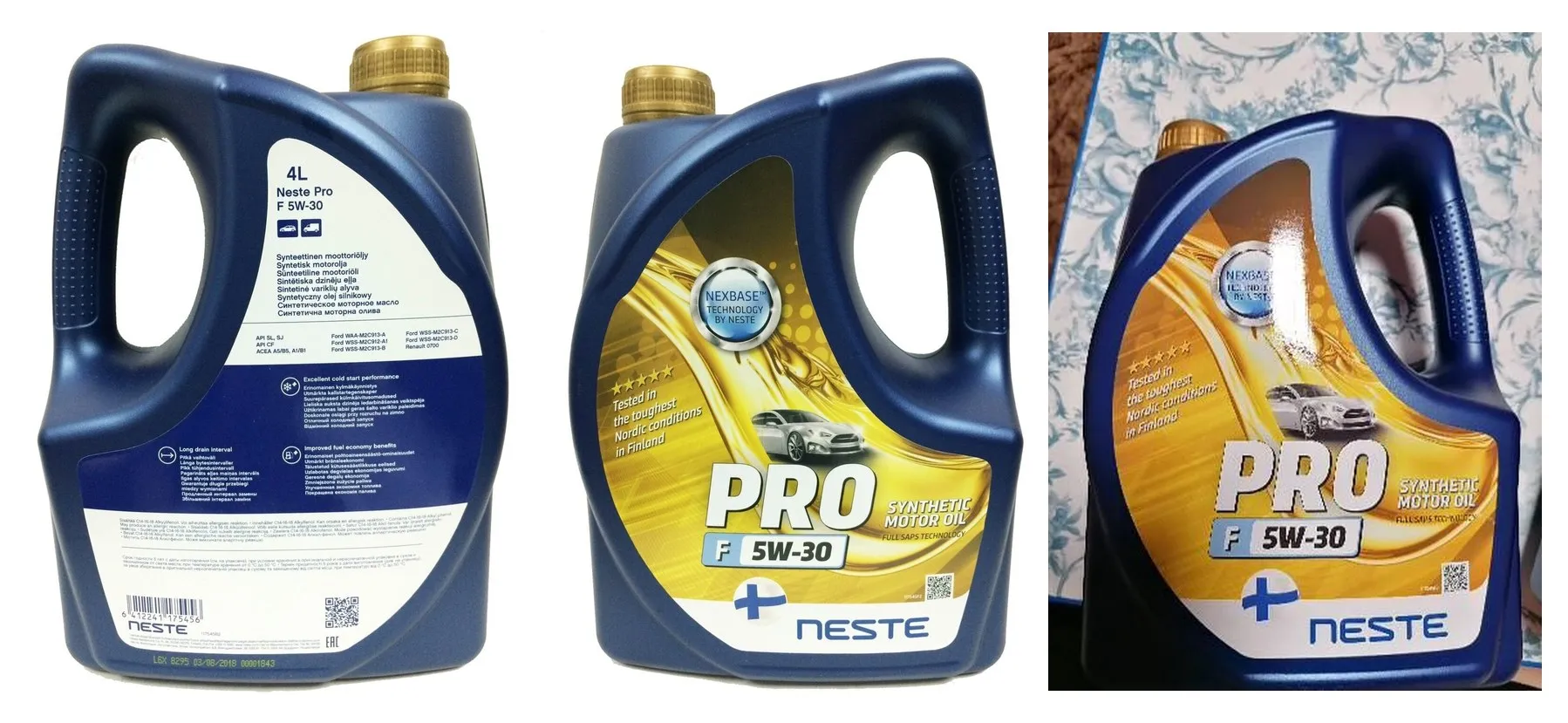 Масло Neste Pro F 5W-30 4л Масло Neste Pro F 5W-30 4л