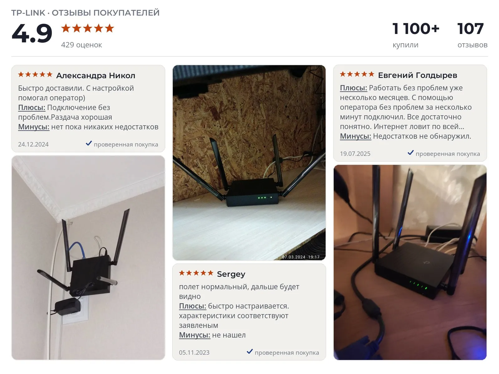 Отзывы и фотографии покупателей на TP-Link Archer C64. Источник Яндекс.Маркет Wi-Fi роутер TP-Link Archer C64 - реальные фото и отзывы покупателей