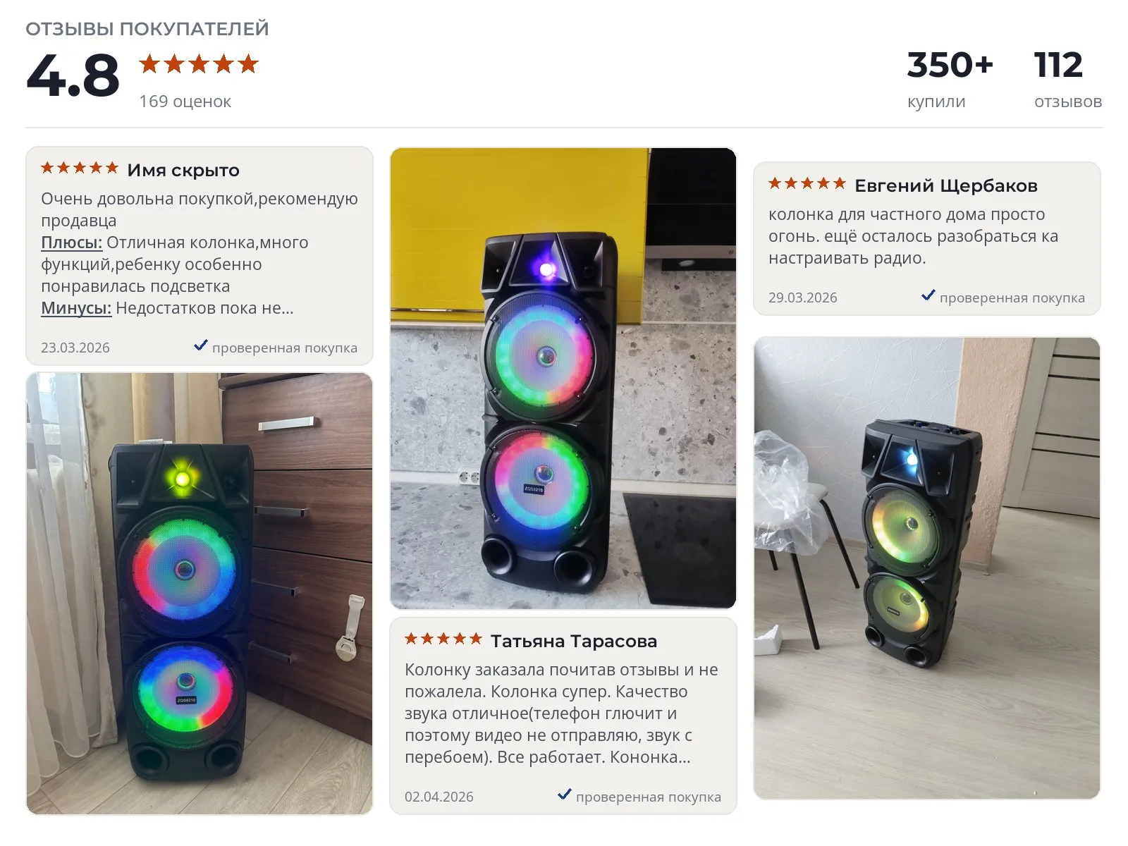 Колонка CyberSound ZQS 8210 - реальные фото и отзывы покупателей