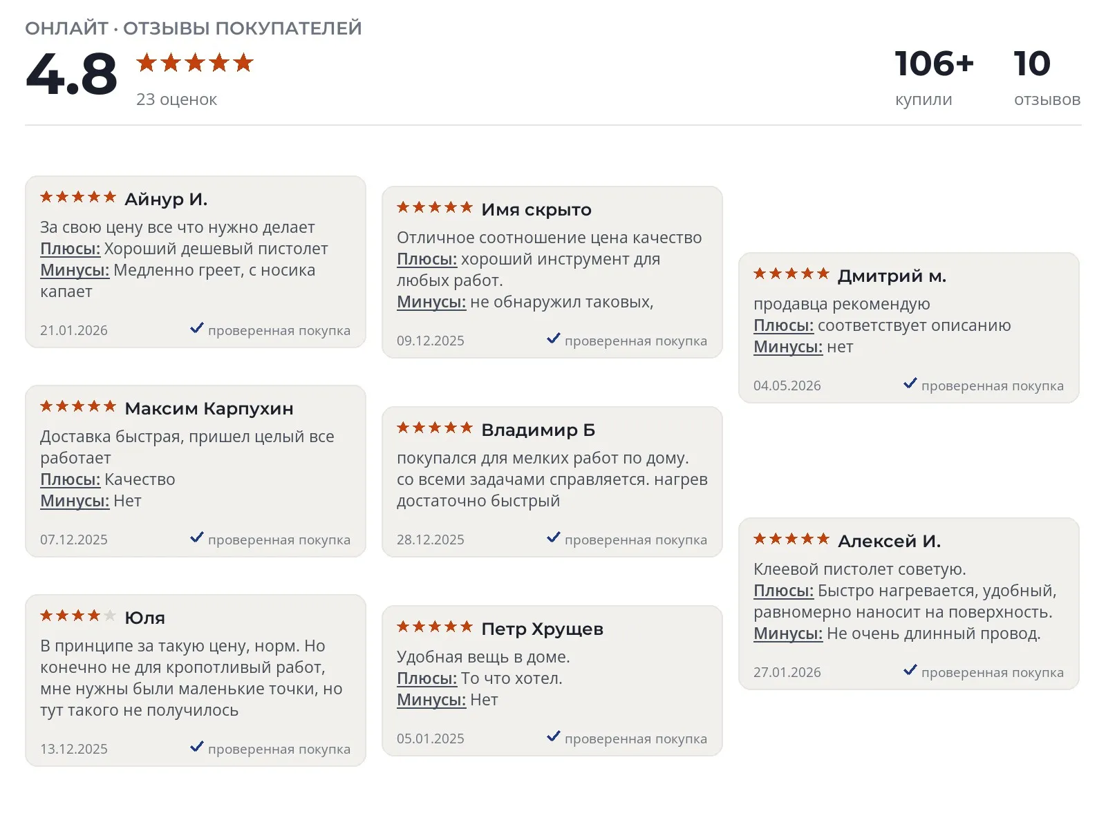 Клеевой пистолет Онлайт 90 374 - реальные фото и отзывы покупателей