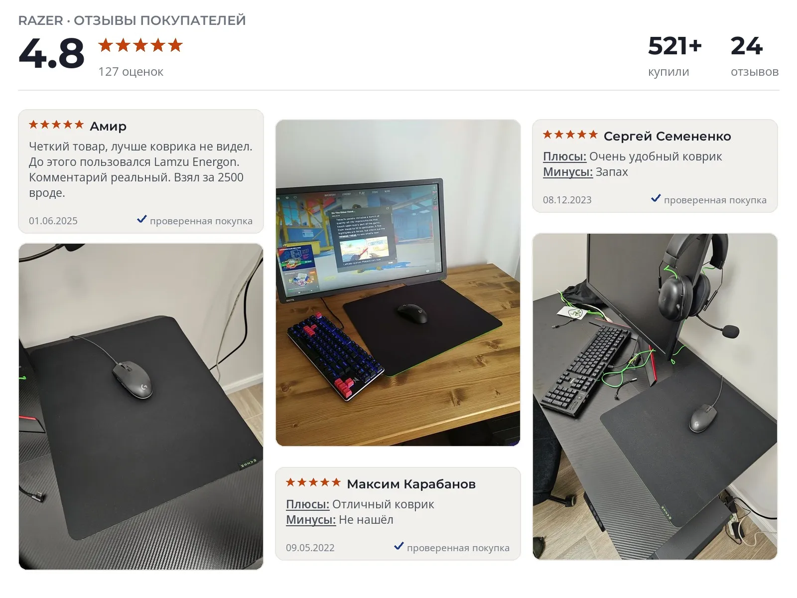 Отзывы и фотографии покупателей на Razer Gigantus V2. Источник Яндекс.Маркет Игровой коврик Razer Gigantus V2 - реальные фото и отзывы покупателей