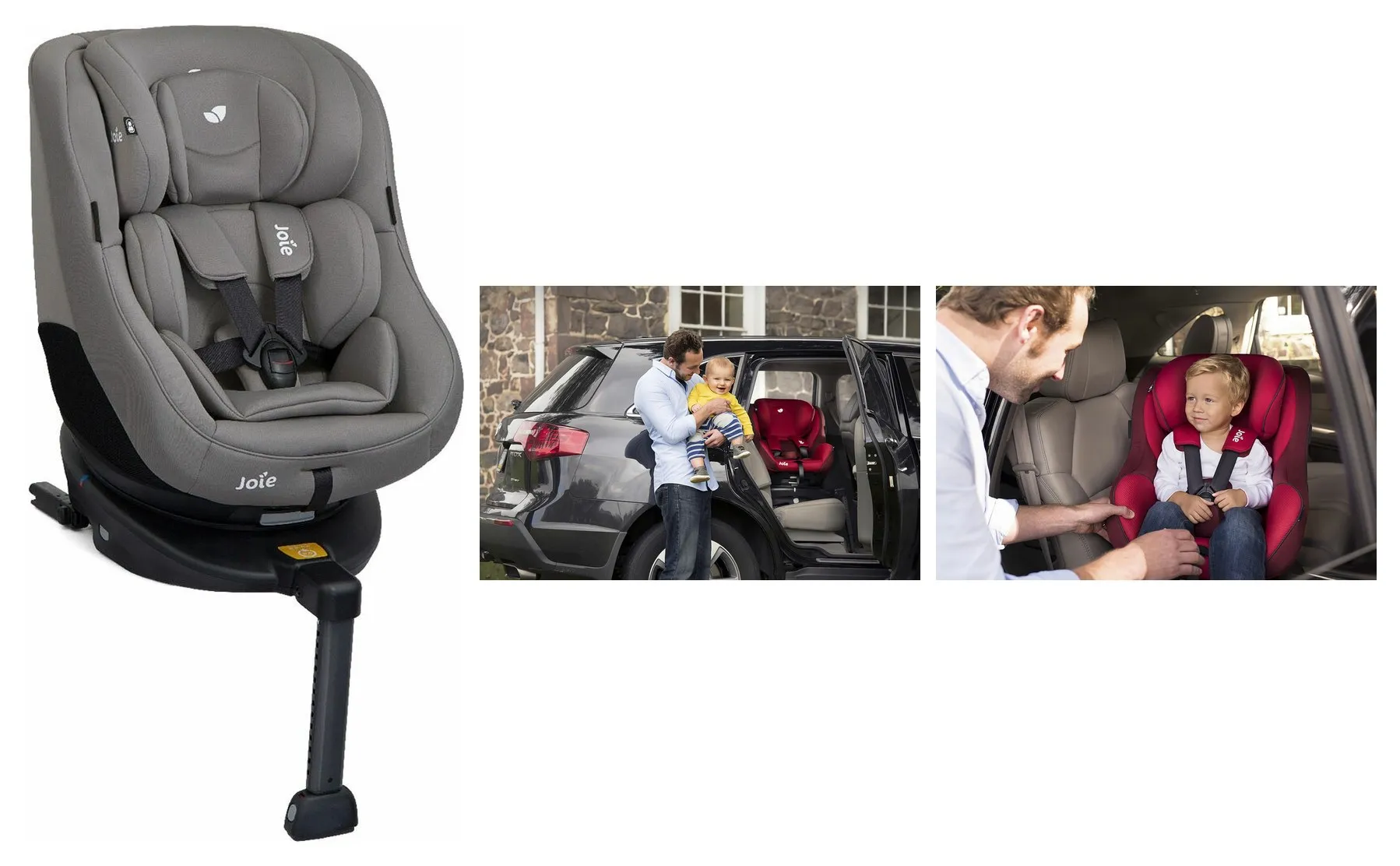 Автокресло Joie Spin 360, 0-18кг, IsoFix, поворотное, цвет Gray Flannel Автокресло Joie Spin 360, 0-18кг, IsoFix, поворотное, цвет Gray Flannel