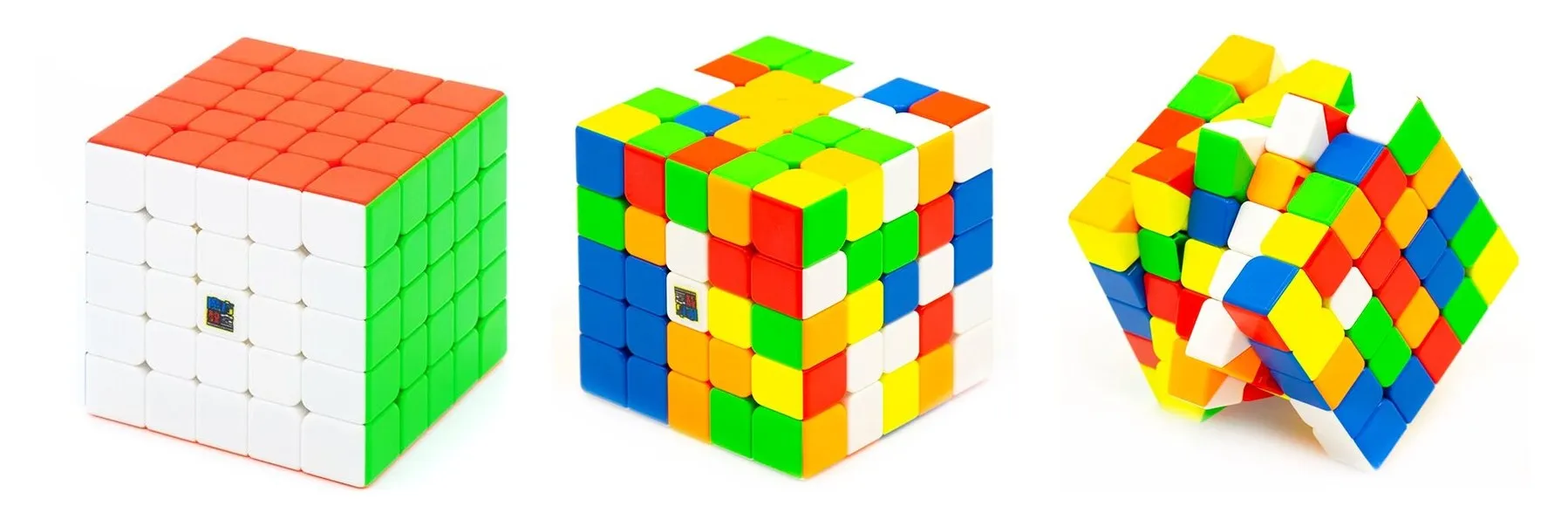 Скоростной магнитный кубик Рубика MoYu 5x5x5 MeiLong Magnetic Цветной пластик