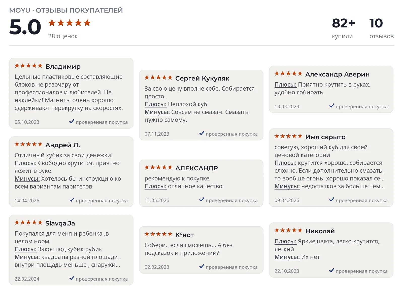 Кубик Рубика MoYu MeiLong 5x5 - реальные фото и отзывы покупателей