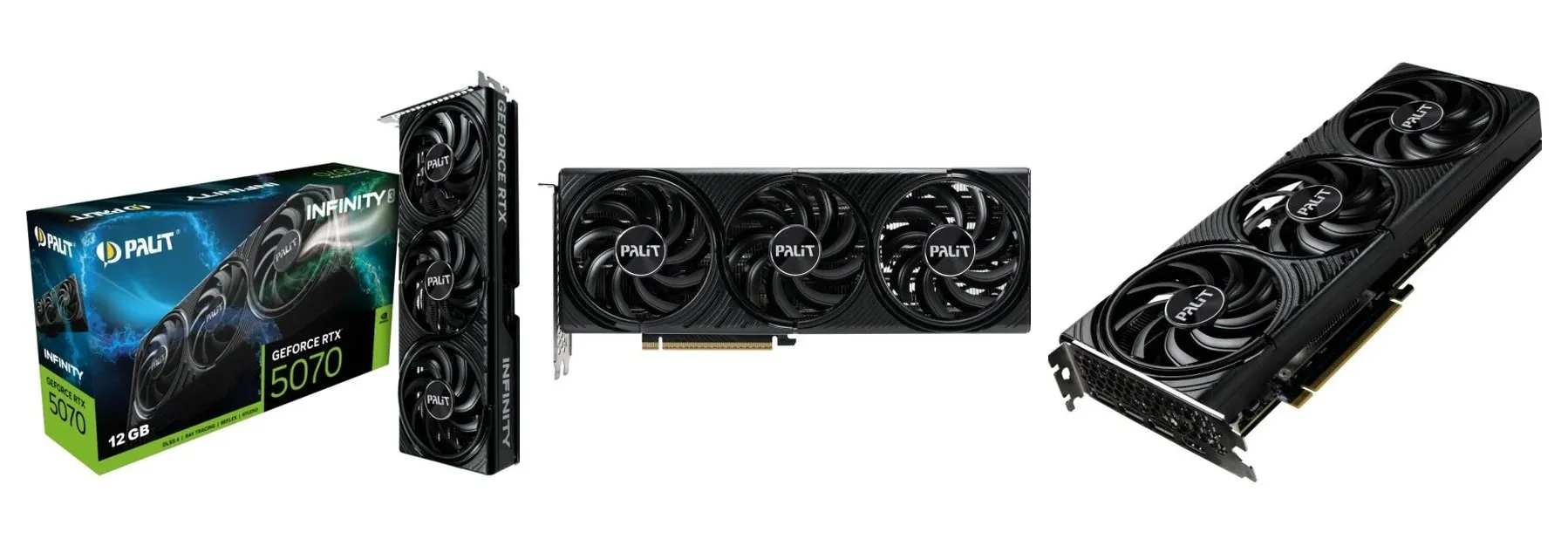 Видеокарта Palit GeForce RTX 5070 INFINITY 3 12G Видеокарта Palit GeForce RTX 5070 INFINITY 3 12G