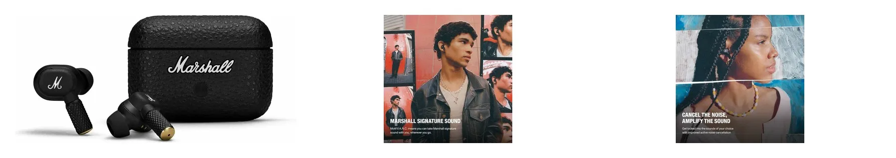 Беспроводные наушники Marshall Motif II A.N.C, USB Type-C, черный