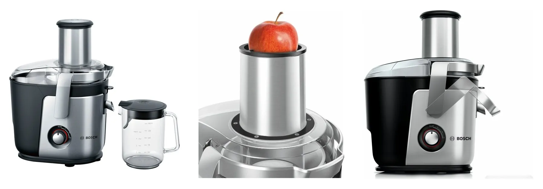Центробежная соковыжималка BOSCH MES4010, серебристый/черный Центробежная соковыжималка BOSCH MES4010, серебристый/черный
