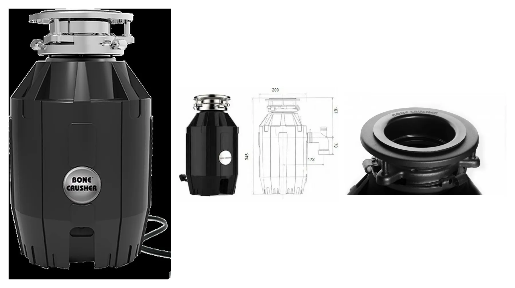 Измельчитель пищевых отходов Bone Crusher BC 810 Измельчитель пищевых отходов Bone Crusher BC 810