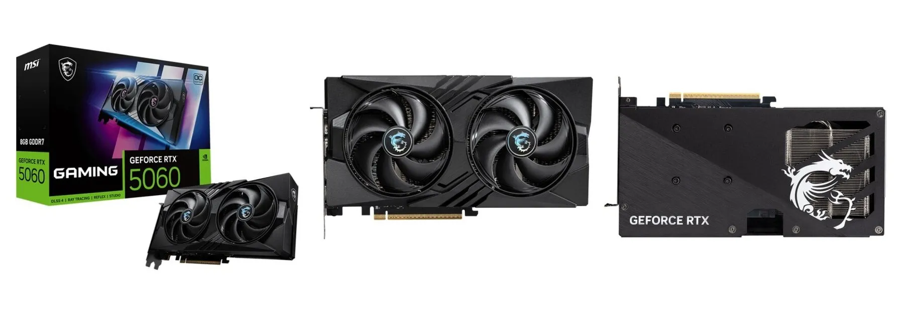 Видеокарта Msi GeForce RTX 5060 GAMING OC 8G Видеокарта Msi GeForce RTX 5060 GAMING OC 8G