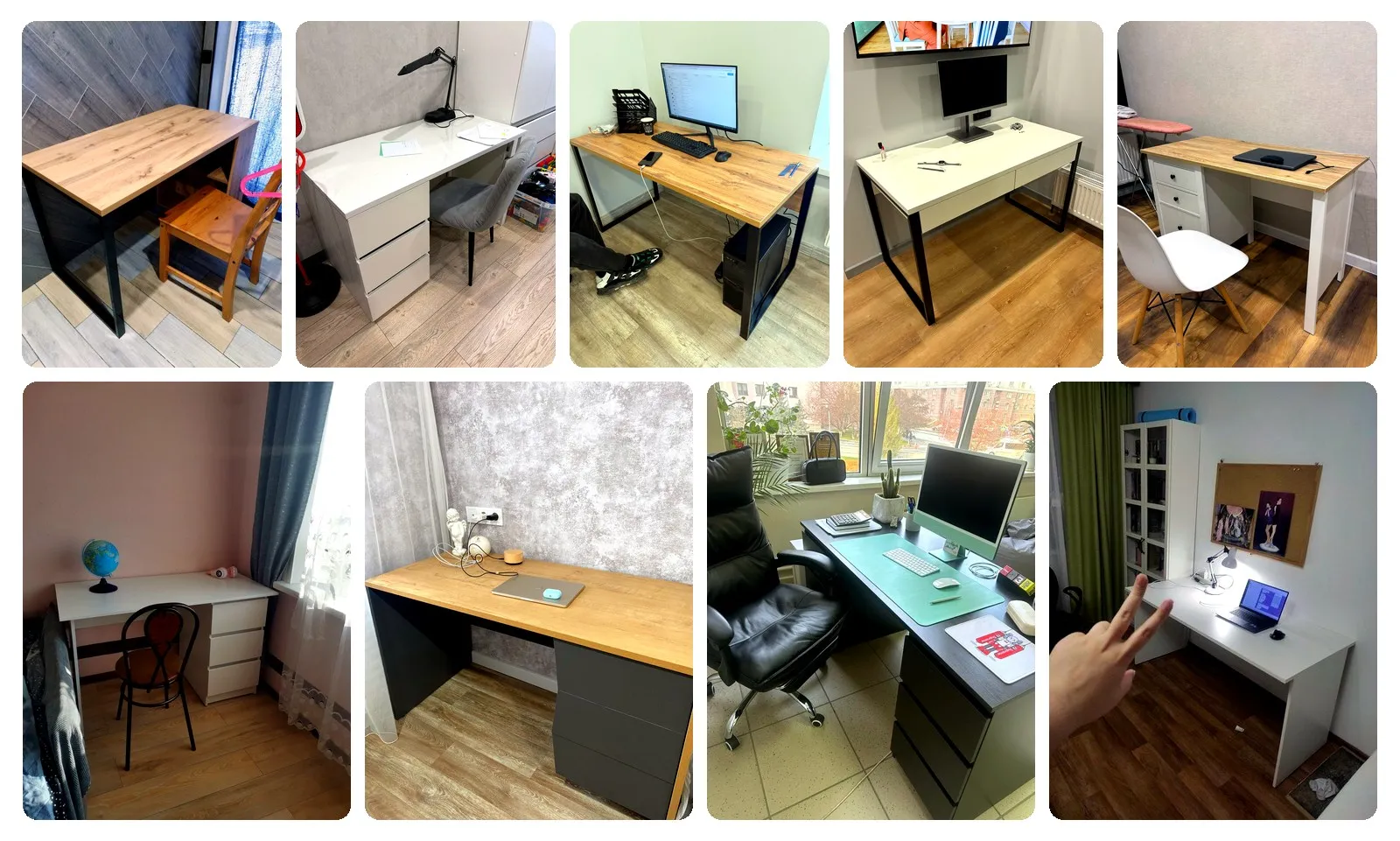 Письменные столы: реальные фото покупателей из отзывов Маркета Письменные столы: реальные фото покупателей из отзывов Маркета