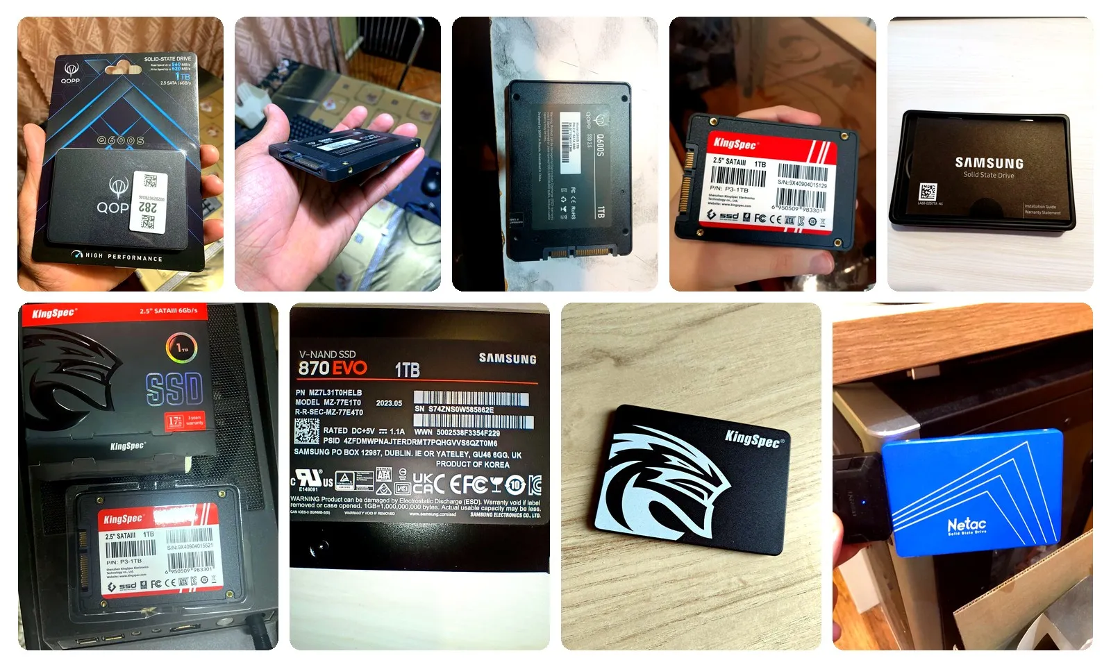 Внутренние твердотельные накопители на 1 ТБ (SSD SATA) глазами покупателей — фото из отзывов на Маркете Внутренние твердотельные накопители на 1 ТБ (SSD SATA) глазами покупателей — фото из отзывов на Маркете